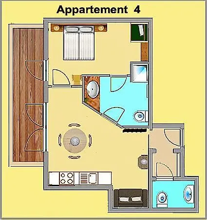 Haus Waldblick Apartamento